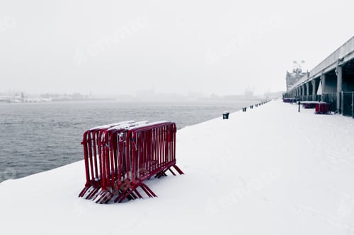 Preview: Antwerp Embankment in the Snow