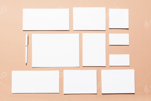 Preview: Mock up on beige background