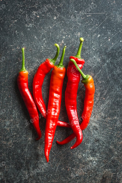 Preview: Red chili peppers.