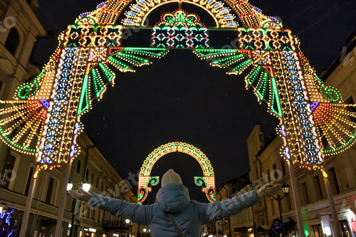 Preview: Embracing Winter's Glow in Festive Kazan at Night