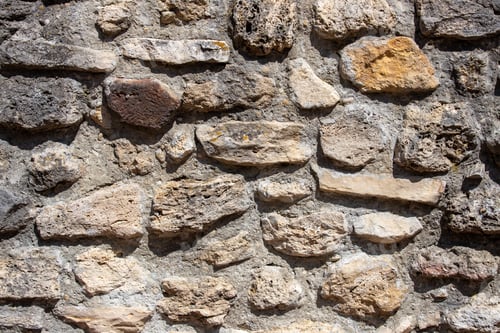 Preview: A close-up with an old stone wall