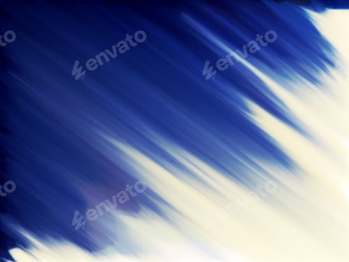 Preview: Blue and white abstract painting