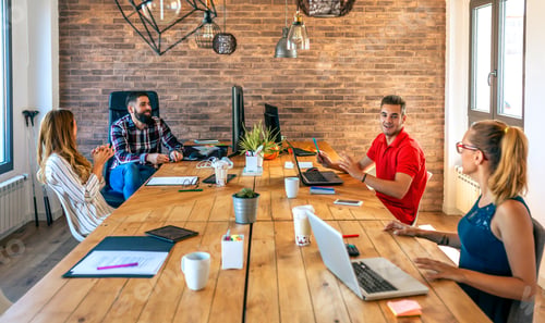 Preview: People in a business meeting in the office