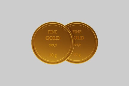 Preview: Ten gram fine gold coin