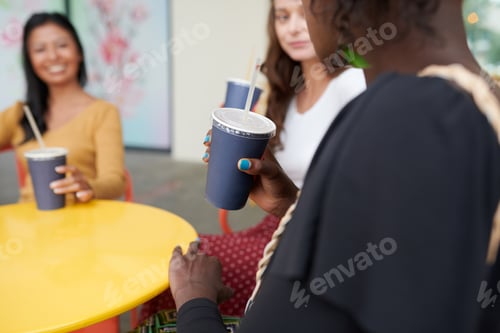 Preview: Young Woman Meeting with Friends