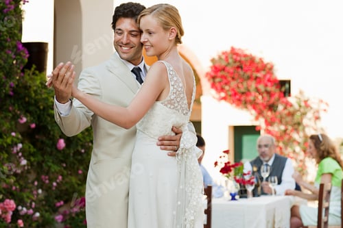 Preview: Newlyweds dancing at wedding reception