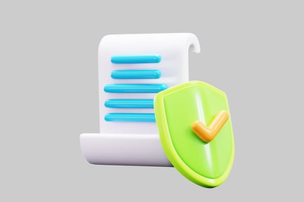 Preview: Secure document with checkmark shield