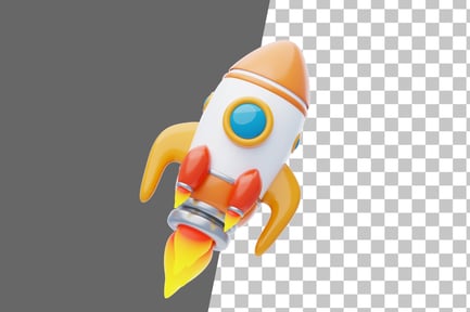 Preview: Rocket 3D Icon