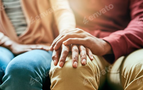 Preview: Our bond will never falter. Closeup shot of an unrecognizable couple holding hands in comfort.