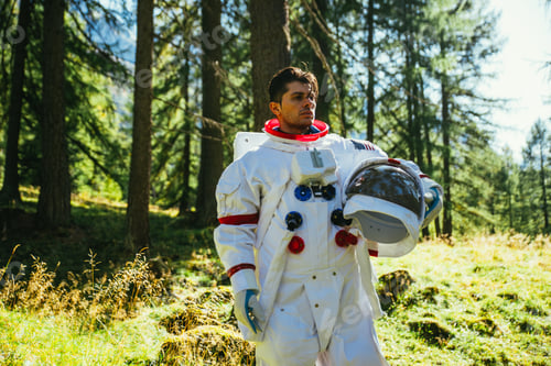 Preview: Astronaut exploring a new planet.