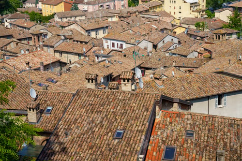 Preview: Castell Arquato, historic city in Piacenza province, Italy