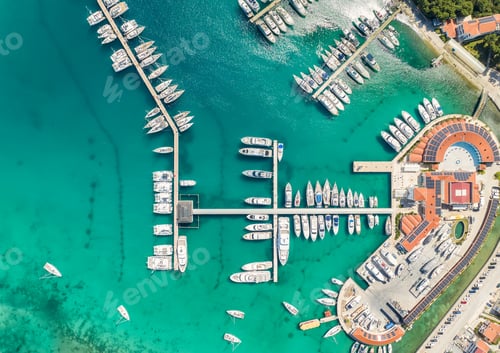 Preview: Yachts at Marina Frapa resort in Rogoznica, Croatia