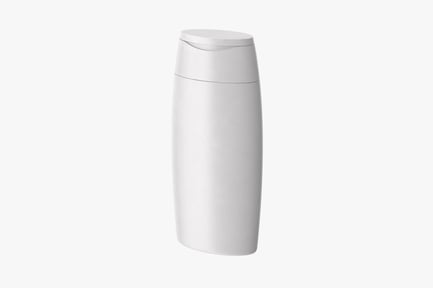 Preview: White Cosmetic Bottle with Flip-Top