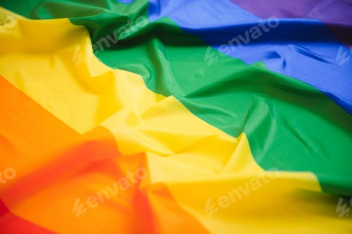 Preview: Background of colorful rainbow flag