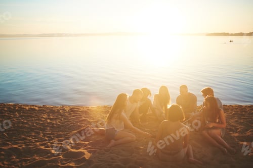 Preview: Friends by campfire