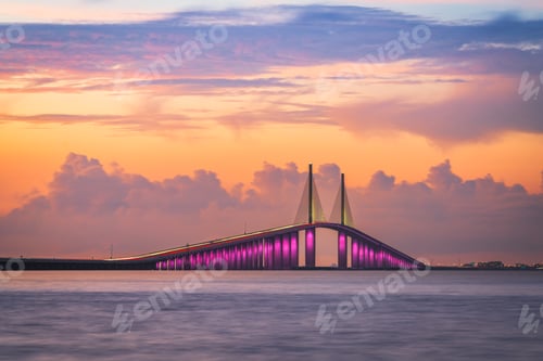 Preview: Sunshine Skyway Bridge at Dusk