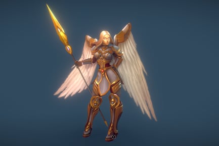 Angel Female - Hand Painted Series