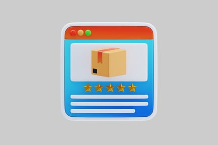 Preview: Online delivery package with rating