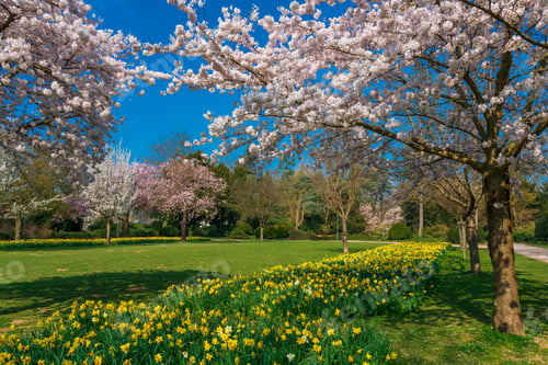 Preview: Beautiful outdoor scenery. Spring landscape