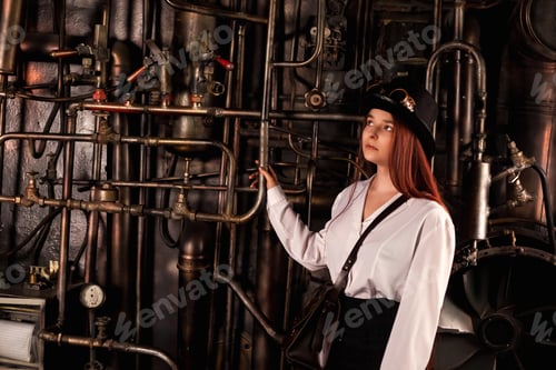 Preview: Young Adventurer Explores a Vintage Industrial World of Intricate Pipes and Steam