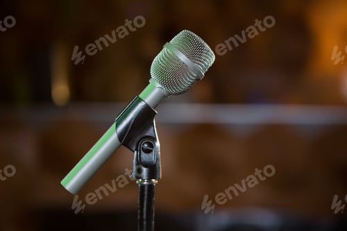 Preview: Close-Up Of Microphone In Bar