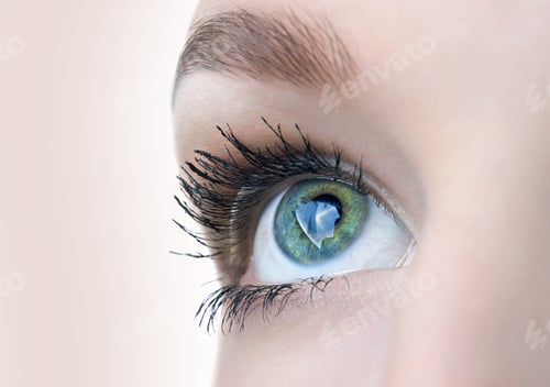 Preview: beautiful eye closeup