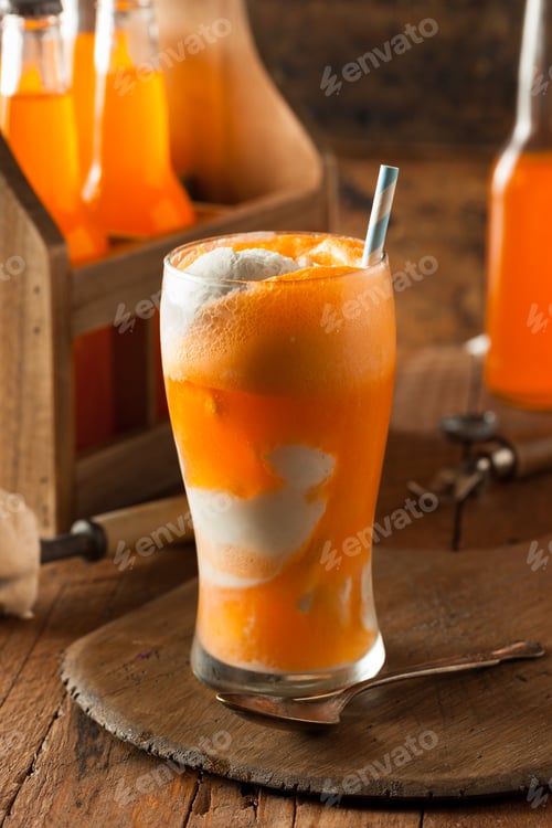 Preview: Orange Soda Creamsicle Ice Cream Float
