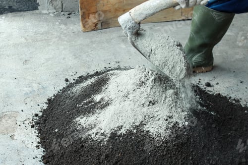 Preview: Mixing Cement and Sand to Build a House