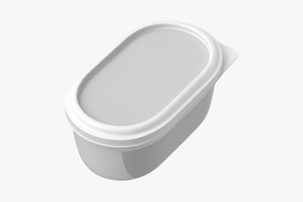 Preview: Blank Food Jar with Lid 8oz/15oz, Customizable Label