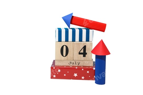 Preview: Fourth of July Celebration With Blocks and Rockets