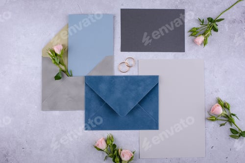 Preview: Wedding invitation card. Save the date concept