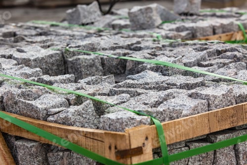 Preview: Road Paving Cobblestones Closeup