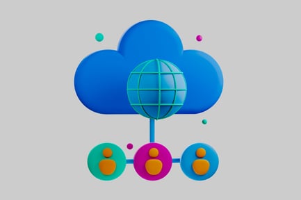 Preview: Network cloud people connection