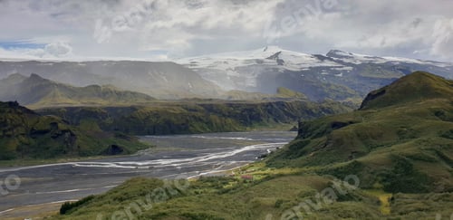 Preview: mountain sunset hiking iceland Laugavegur