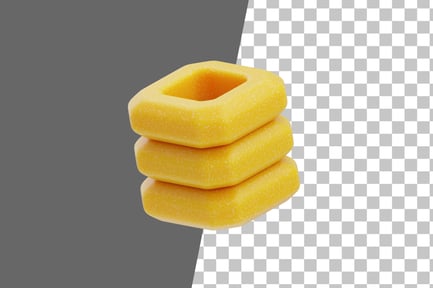 Preview: Hexagonal Stack 3D Icon