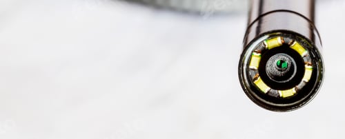 Preview: Banner view with copy space of endoscope camera