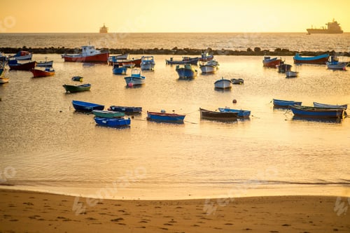 Preview: Fishing boats on the sunrise