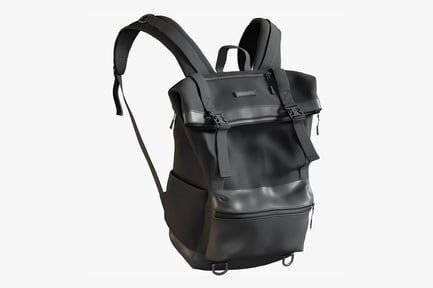 Preview: Black Roll-Top Backpack