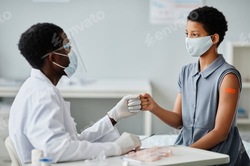 Preview: Girl Fist Bumping Doctor