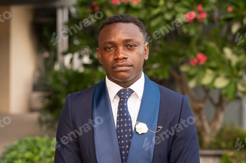 Preview: Portrait of handsome young African man