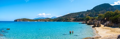 Preview: Voulisma Beach Istron Crete Greece, the most beautiful beaches of Crete island Istron Bay