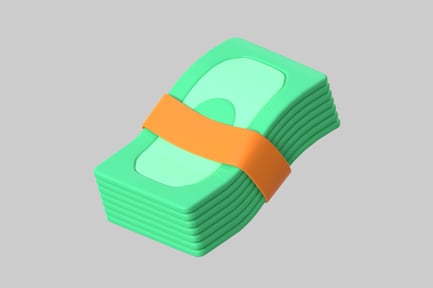 Preview: Money Stack with Orange Band