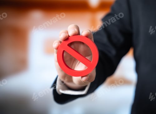 Preview: There is no prohibition sign in the official's hand. New laws and prohibitions. Regulatory changes
