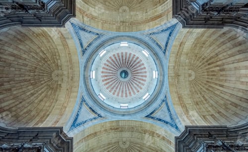 Preview: Ornate ceiling in National Pantheon, Lisbon, Lisbon, Portugal