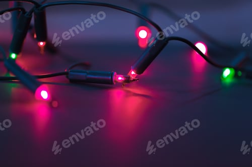 Preview: colorful christmas lights