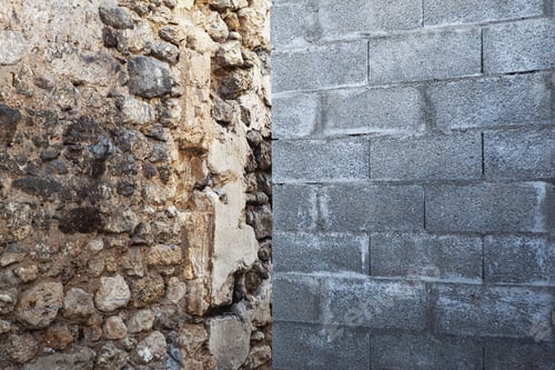 Preview: Contrast between the renovation and the original construction