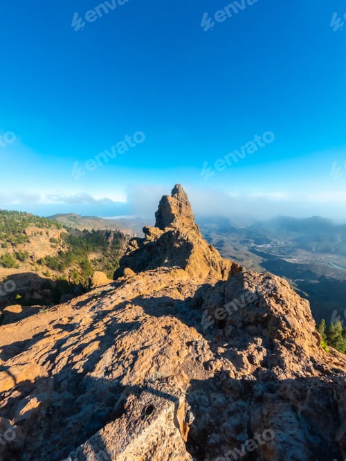 Preview: Beautiful landscape at Pico de las Nieves in Gran Canaria, Canary Islands