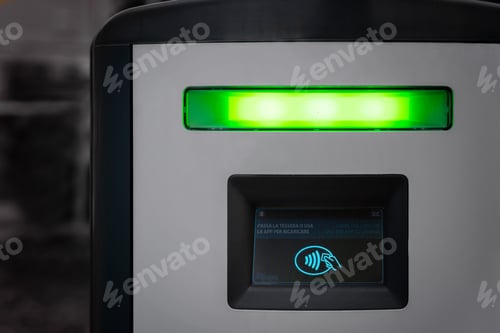Preview: EV charging station for electric car, concept of green energy, eco power produced from sustainable