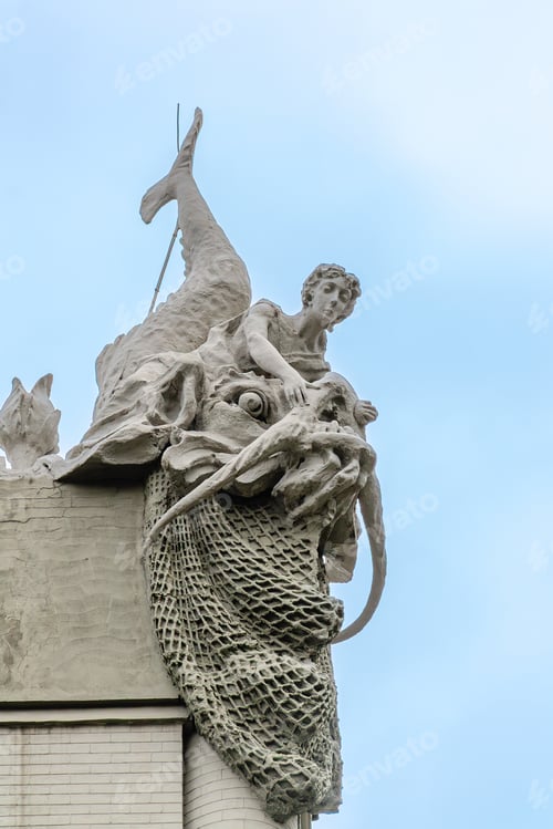 Preview: House with Chimaeras or Horodecki House - Art Nouveau building - Kiev, Ukrain