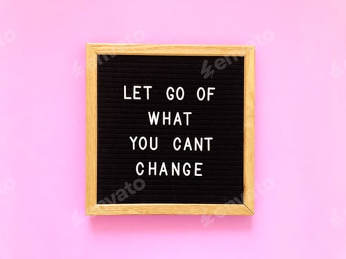 Preview: Let go of what you can’t change